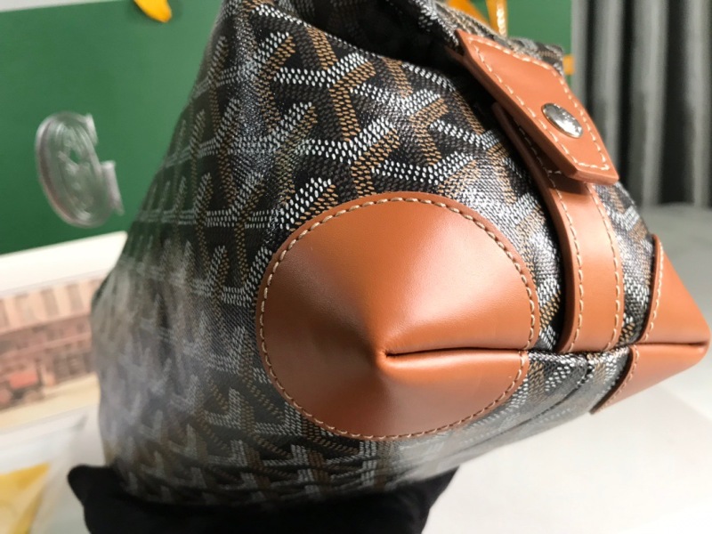 Goyard Bowling 25 Toiletry Bag Navy Blue/Black/Brown For Women‎ 9.4in/24cm BOWLIN025TY01CL03P