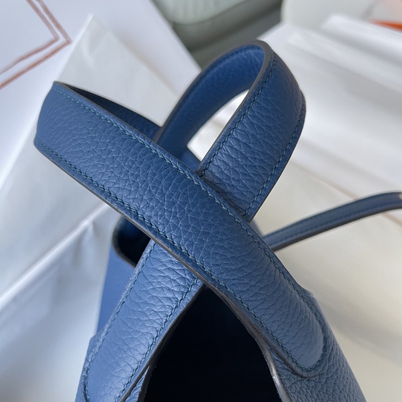 Hermes Picotin Lock 18 Bag Navy Blue For Women, Women’s Handbags 7.1in/18cm