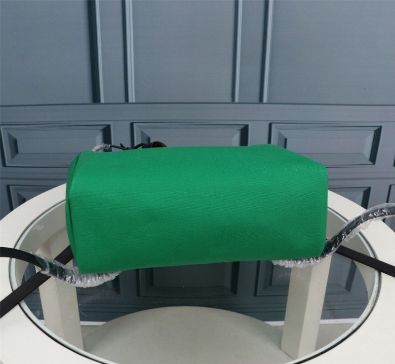 Hermes Buckle Lock Shape Striped Green, Silver Toned Hardware Bag For Women, Women’s Handbags, Shoulder Bags 10.8in/30cm