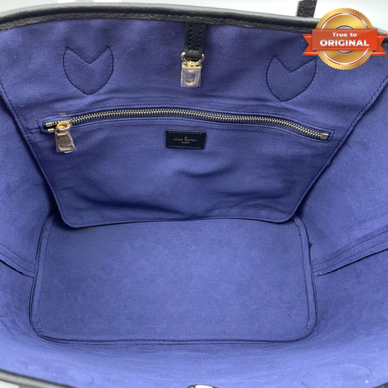 [True-to-ORIGINAL] Louis Vuitton Neverfull MM Tote Bag Black For Women 12.2in/31cm M45685