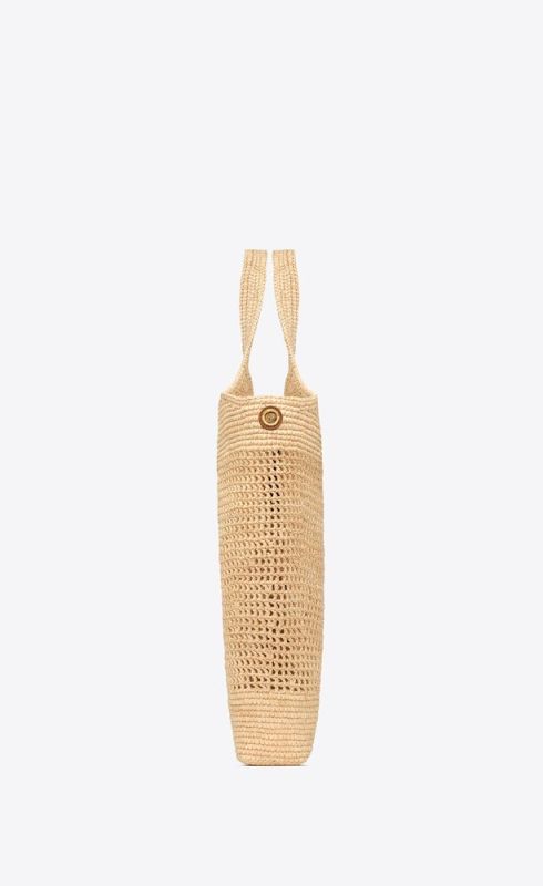Saint Laurent Icare In Raffia Beige For Women 55 Inches/ 21.7 Cm 772191GAAEK2063