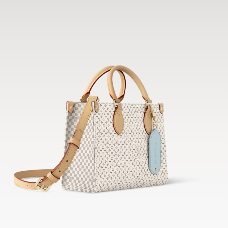 Louis Vuitton OnTheGo PM Azure Blue/Sand For Women 9.8in/25cm M15138