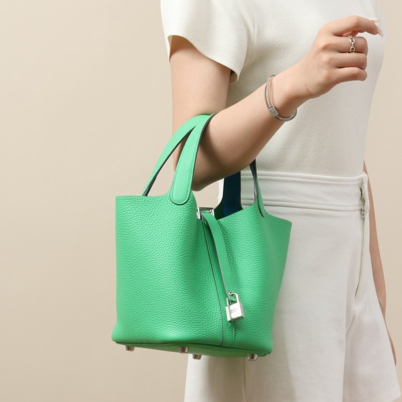 Hermes Picotin Lock 18 Bag Green For Women 7.1in/18cm