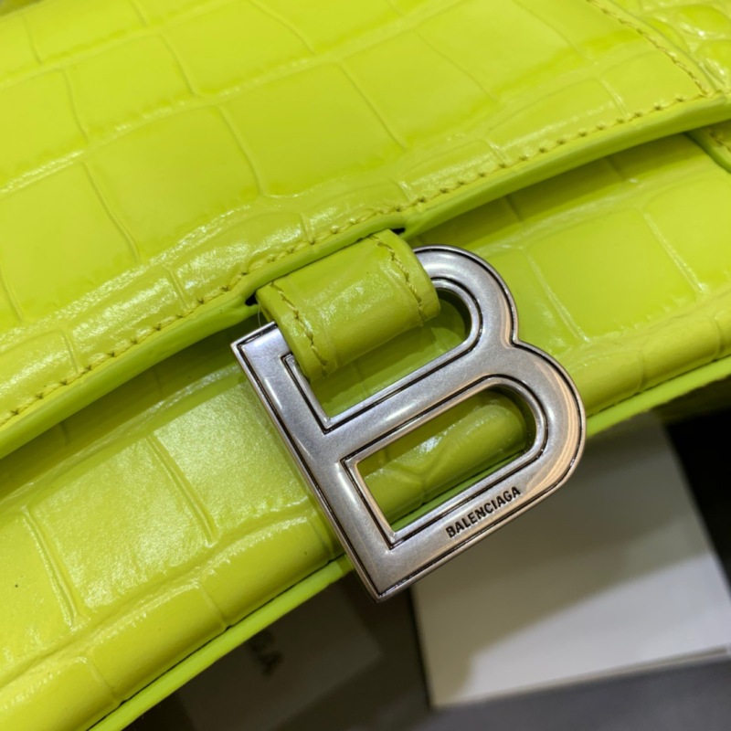 Balenciaga Hourglass Small Handbag In Light Green, For Women, Women’s Bags 9in/23cm