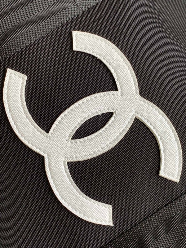 Chanel Novelty Boston Travel Bag Black For Women 17.7in/45cm