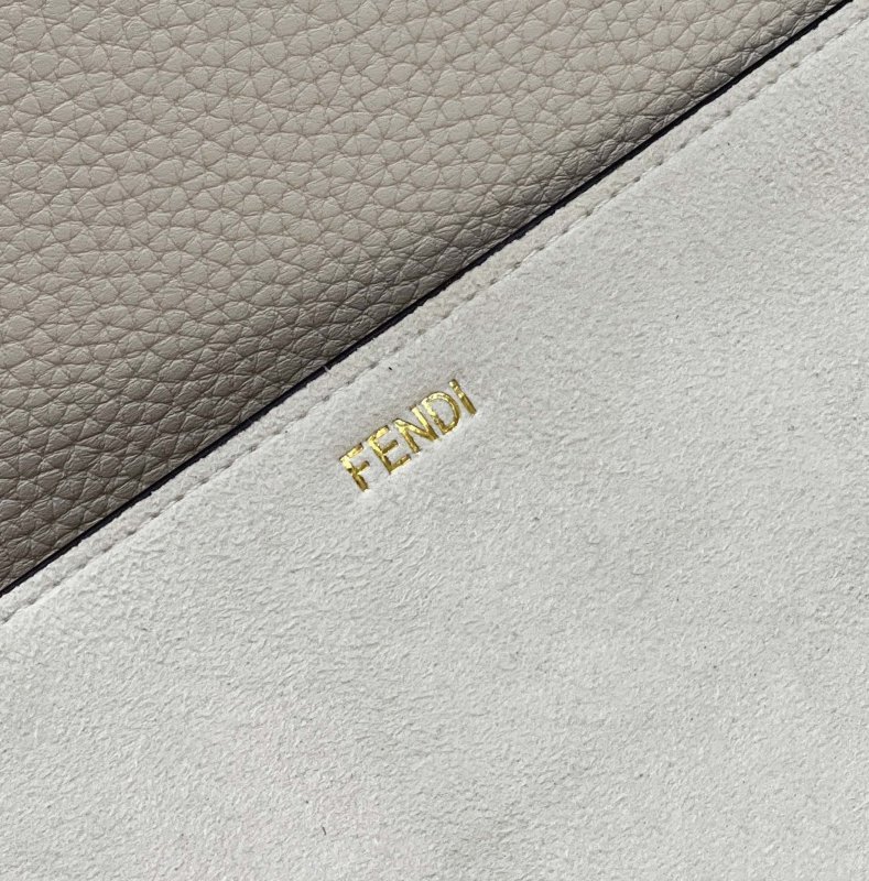 Fendi Peekaboo ISeeU Medium Ivory For Women, Women’s Handbags, Shoulder Bags 13.1in/33.5cm FF