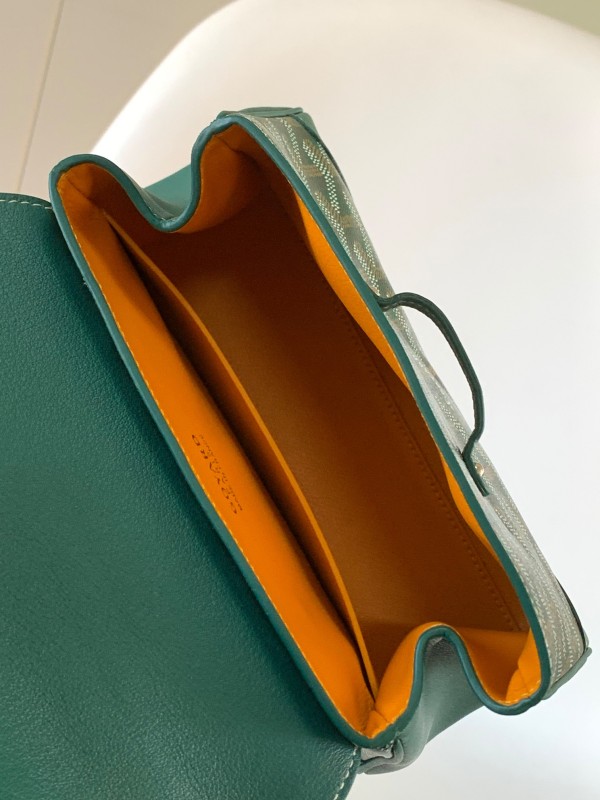 Goyard Saïgon Souple Mini Bag Green For Women‎ 7.9in/20cm SAIGONMINTY09CL09P