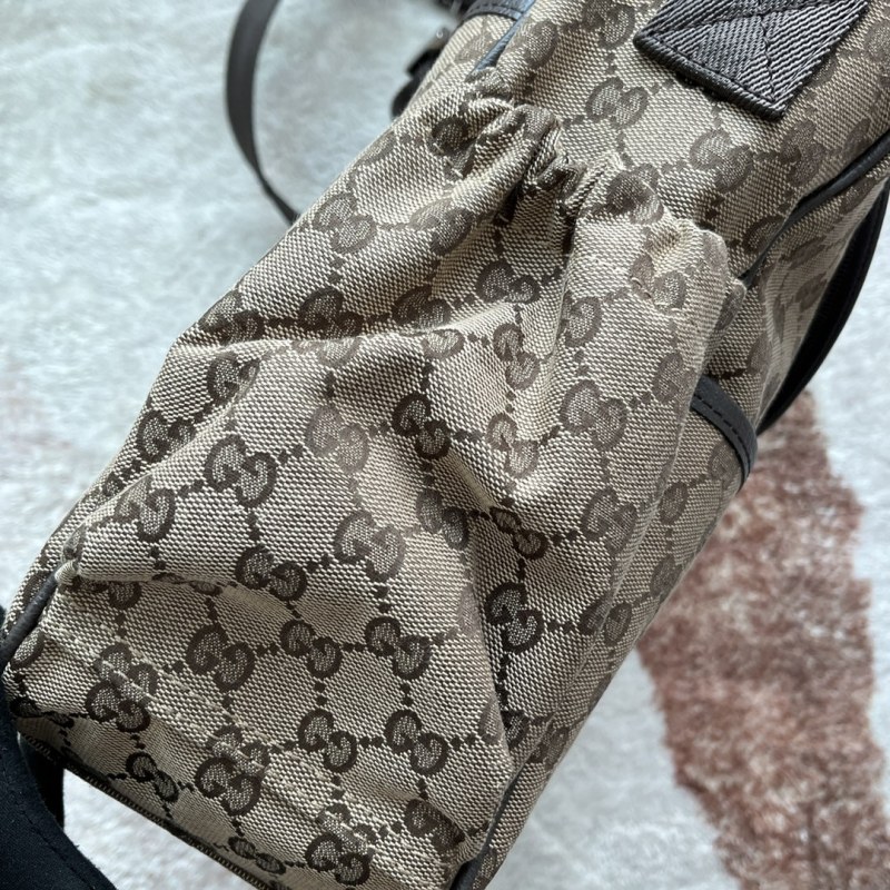Gucci Original GG Baby Changing Bag Brown For Women, Women’s Bags 16.9in/43cm GG