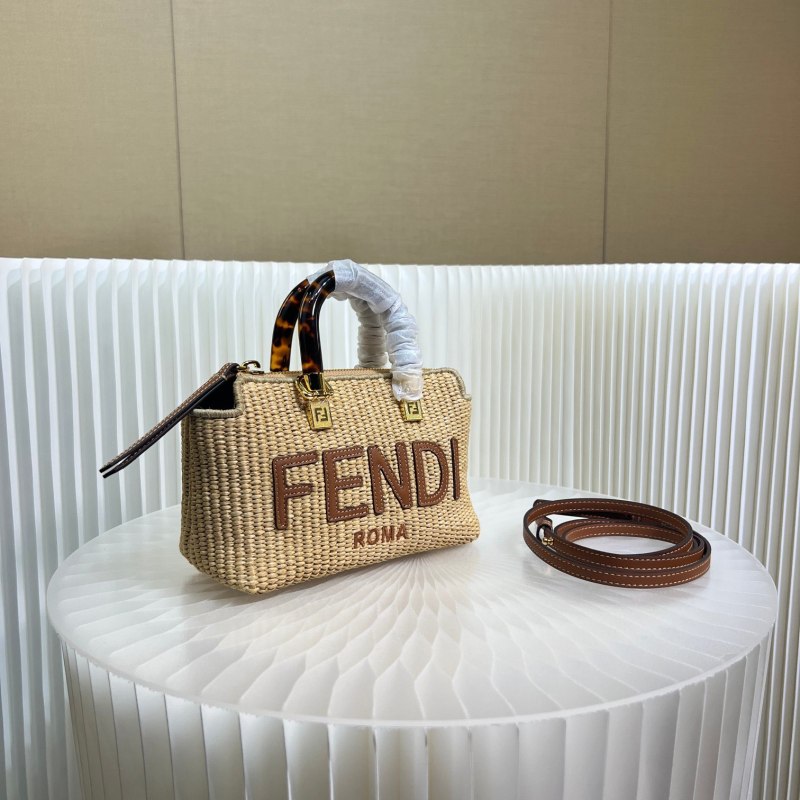Fendi Anws By The Way Mini Bag Brown For Women 18cm / 17.1in