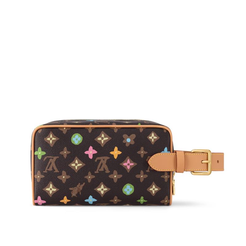Louis Vuitton Locker Dopp Kit Brown 9.1 Inches/ 23 Cm M47069