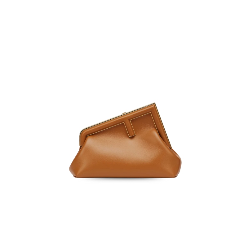 Fendi First Small Brown For Women, Women’s HandBags, Shoulder And Crossbody Bags 10.2in/26cm FF 8BP129ABVEF0NYJ