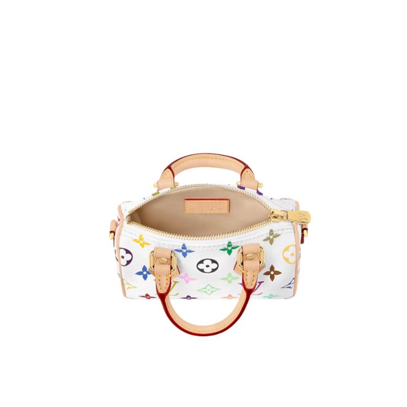 Louis Vuitton LV x TM Nano Speedy Multicolore Blanc Bag For Women 16cm/6.3in – M13391