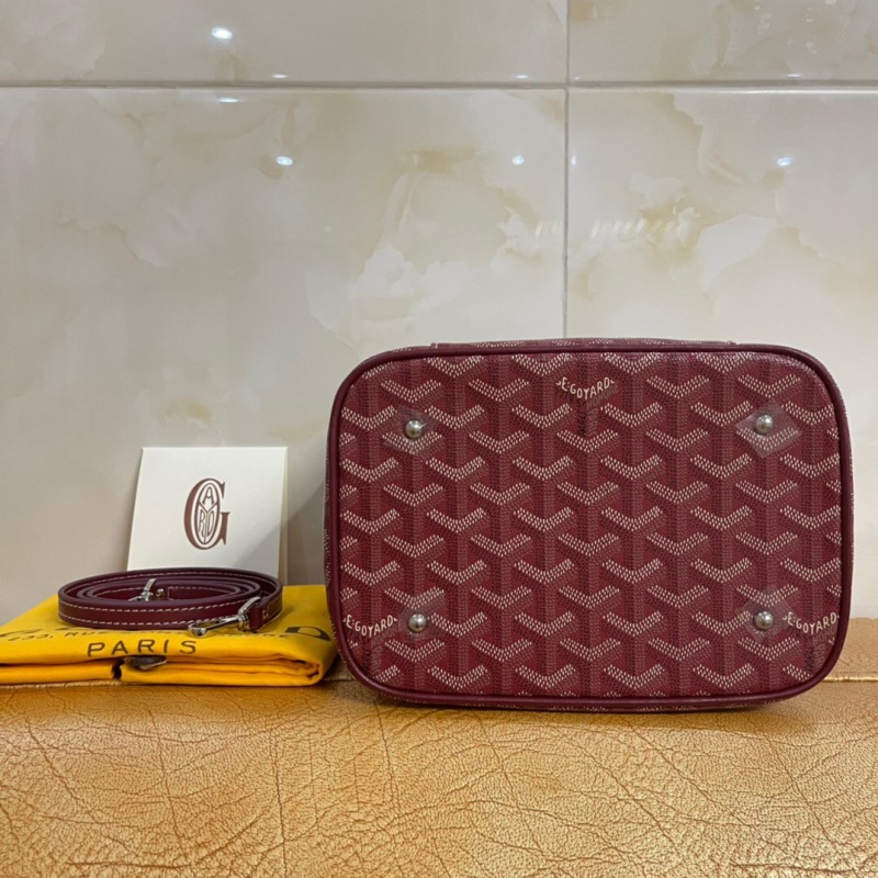 Goyard Muse Vanity Case Green/Blue/Brugundy For Women‎ 7.9in/20cm MUSEVAPMLTY01CL03P