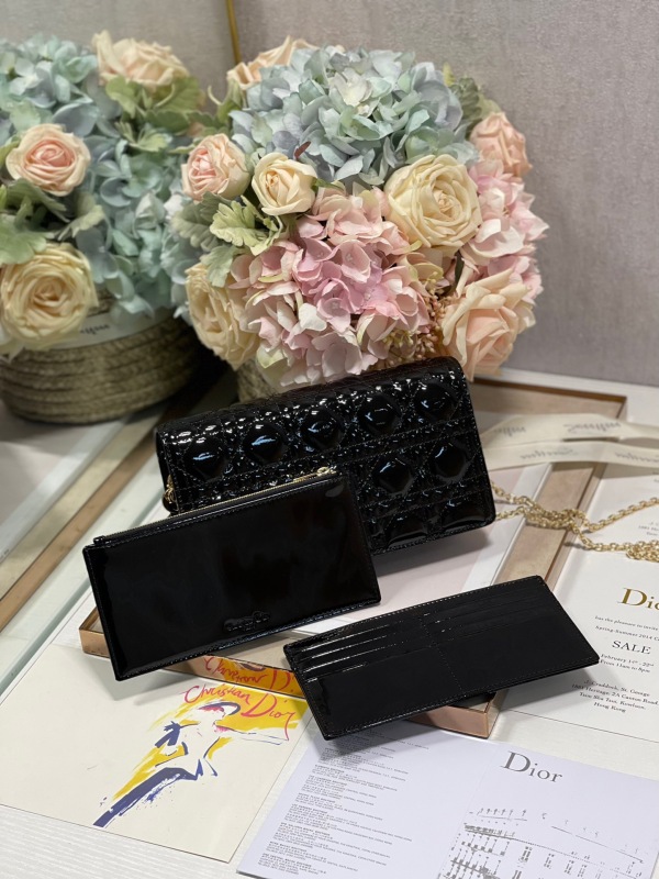 Christian Dior Lady Dior Pouch Black, For Women, Women’s Handbags 8.5in/21.5cm CD S0204OVRB_M900