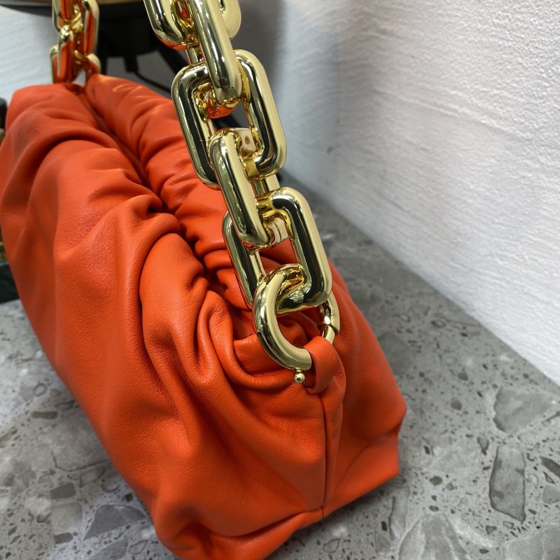Bottega Veneta Chain Pouch Orange, For Women, Women’s Bags 12.2in/31cm