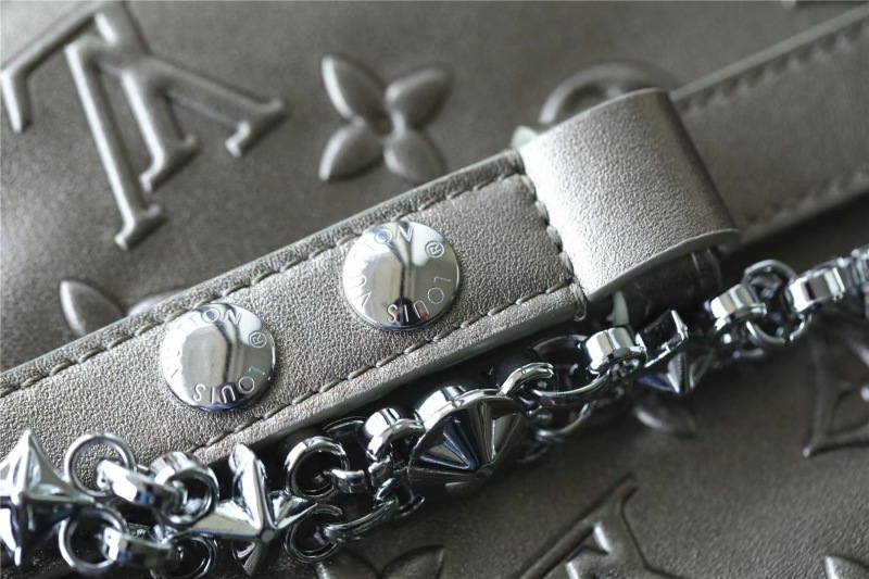 Louis Vuitton Mini Dauphine Silver For Women‎ 7.9in/20cm