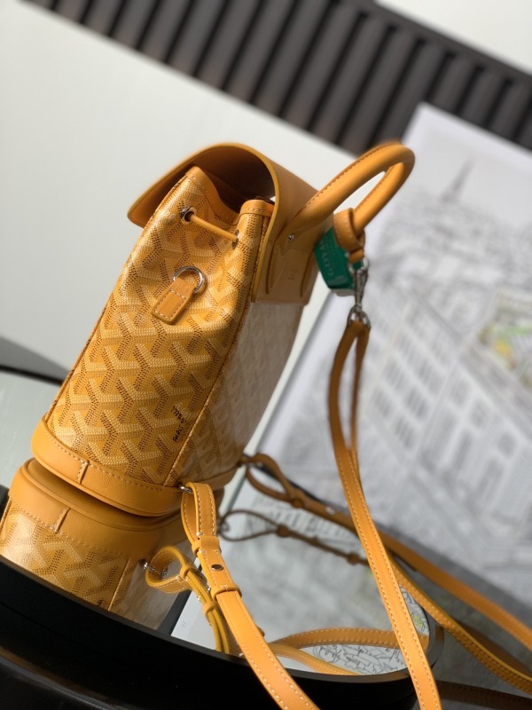 Goyard Alpin Mini Backpack Yellow For Women‎ 9.1in/23cm ALPIN2MINTY08CL08P