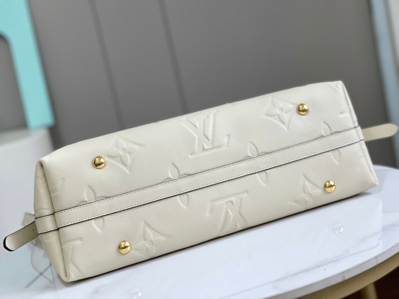 Louis Vuitton CarryAll MM Monogram Empreinte White For Women 15.4in/39cm