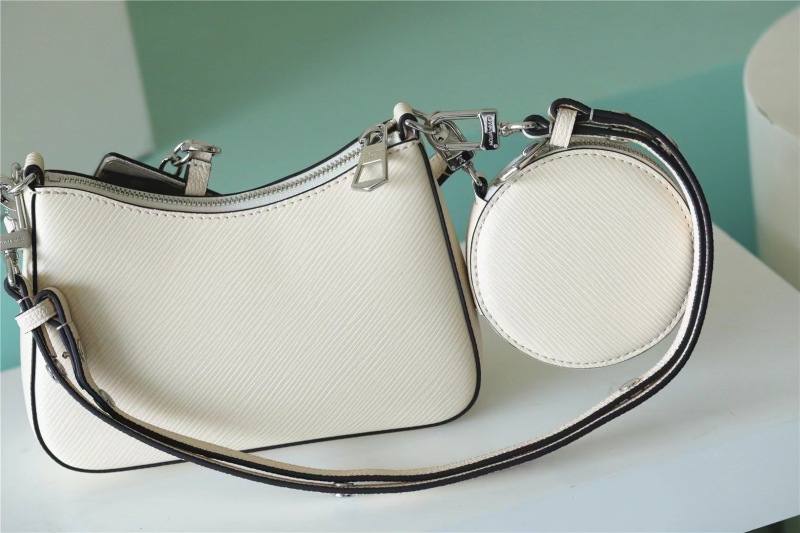 Louis Vuitton Marellini White For Women‎ 7.5in/19cm M20999