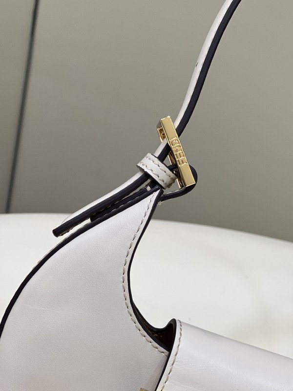 Fendi Cookie White For Women, Women’s Handbags, Shoulder Bags 7.4in/19cm FF 8BS065AAIWF0K7E