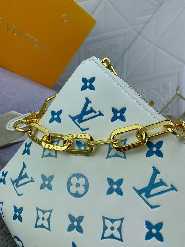 Louis Vuitton Coussin PM Bag Blue For Women 7.5in/26cm M11225