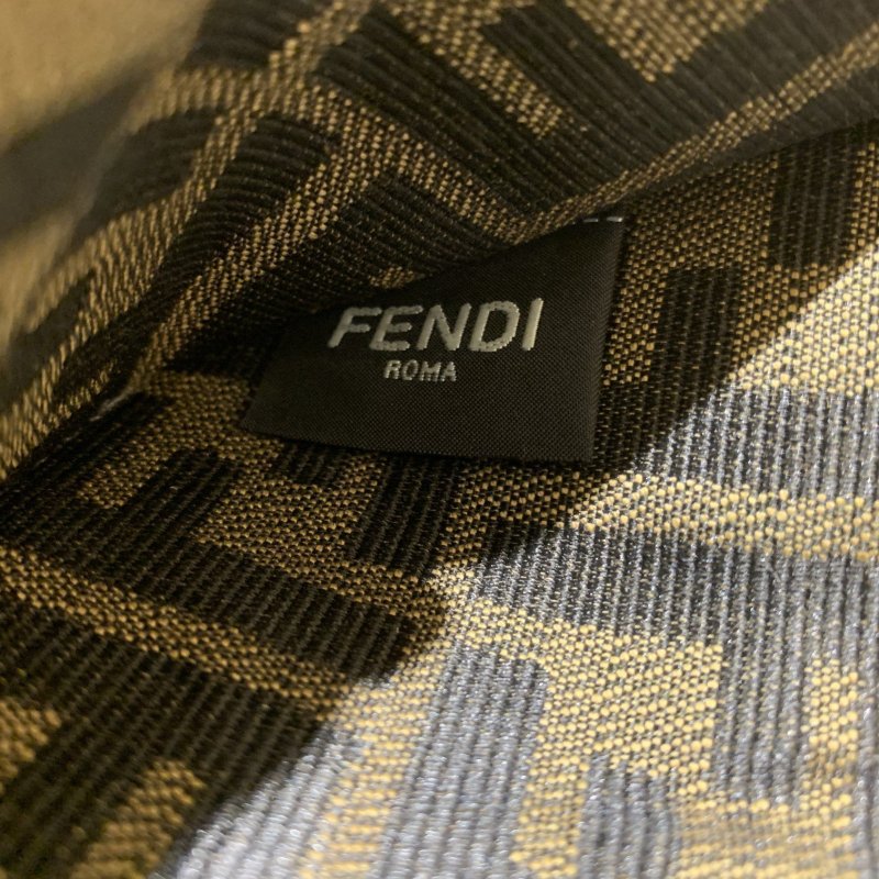 Fendi Baguette Jacquard Fabric Interlace For Women, Women’s Bags 10.2in/26cm FF 8BR600