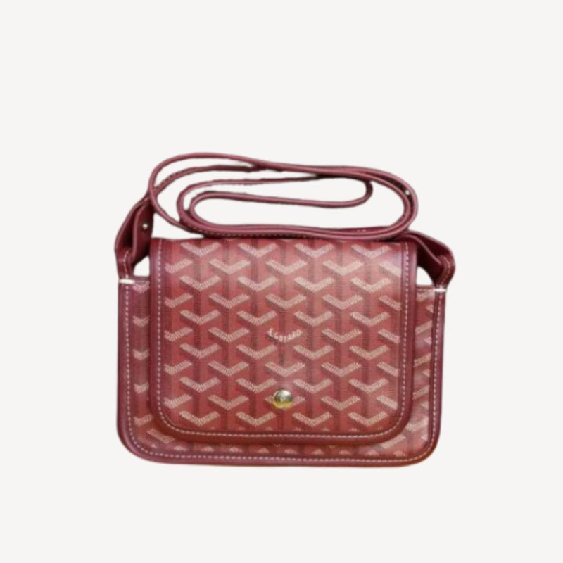 Goyard Plumet Pocket Wallet Burgundy For Women‎ 8.1in/20.5cm