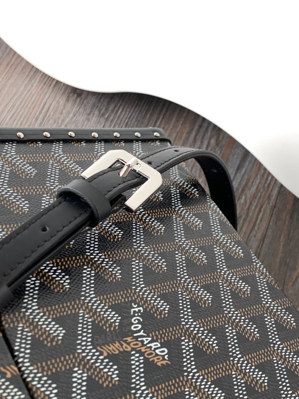Goyard Cassette Trunk Bag Black For Women‎ 5.9in/15cm CASSETPMLTY01CL01P