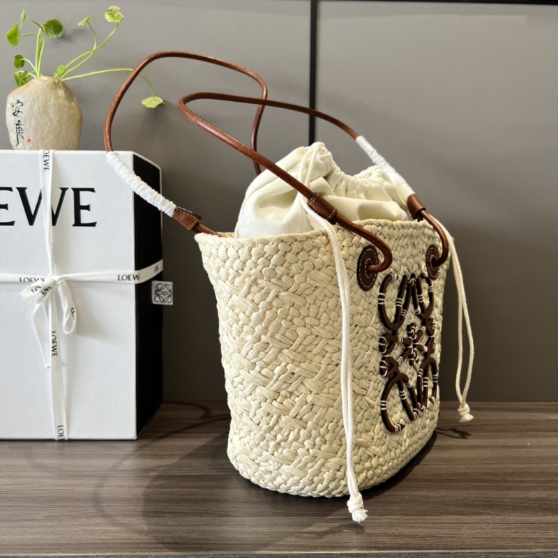 Loewe Small Anagram Basket Bag Beige/Brown For Women 15in / 38cm A223P65X01