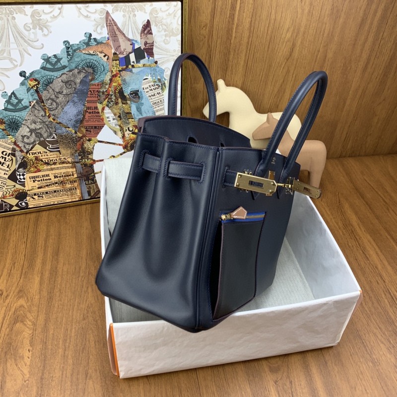Hermes Birkin Colormatic Bag 30 Navy Blue, Gold Toned Hardware Bag For Women, Women’s Handbags, Shoulder Bags 11.8in/30cm