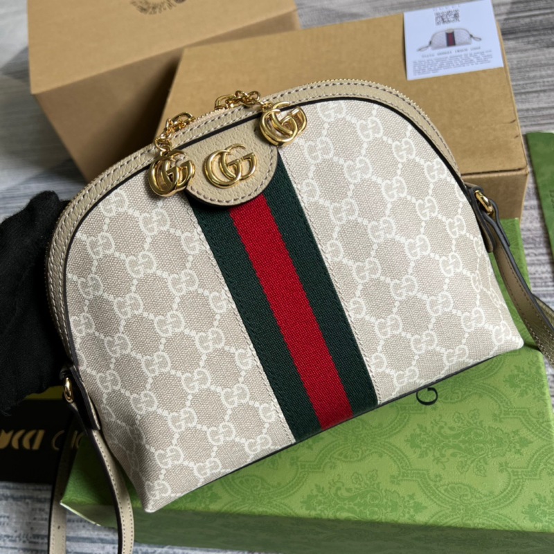 Gucci Ophidia Small GG Shoulder Bag Beige For Women, Women’s Bags 9.2in/24cm GG ‎499621 UULAG 9682
