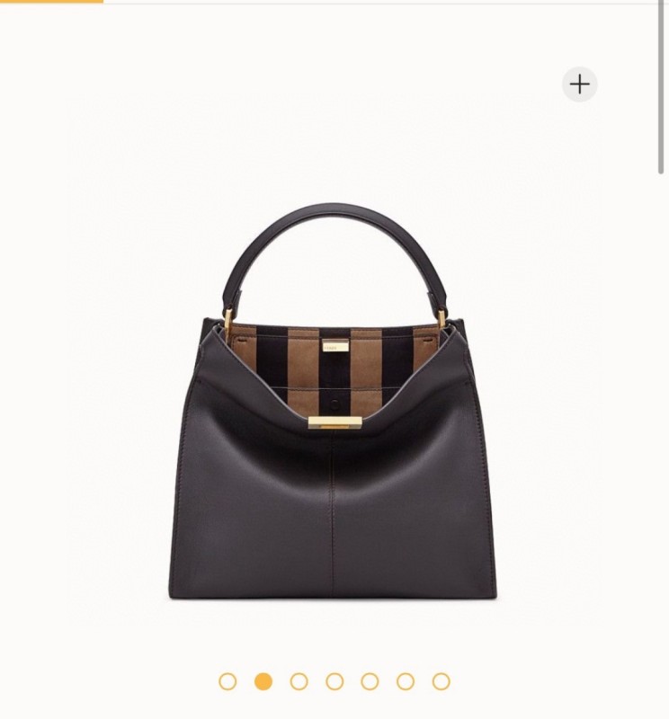 Fendi Peekaboo X-Lite Tote Medium Purple Bag For Woman 30cm/12in