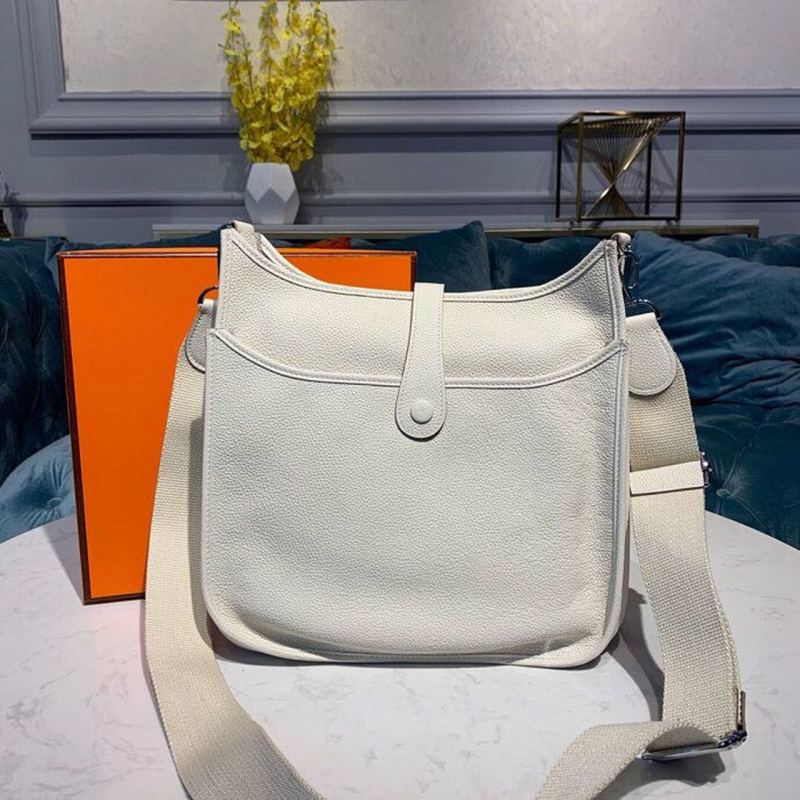 Hermes Evelyne III GM Bag White For Women 11.4in/29cm