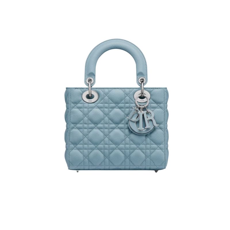 Dior Small Lady Dior Bag Horizon Blue For Women M0531PWGE_M09Z- 20 Cm/ 8 Inches