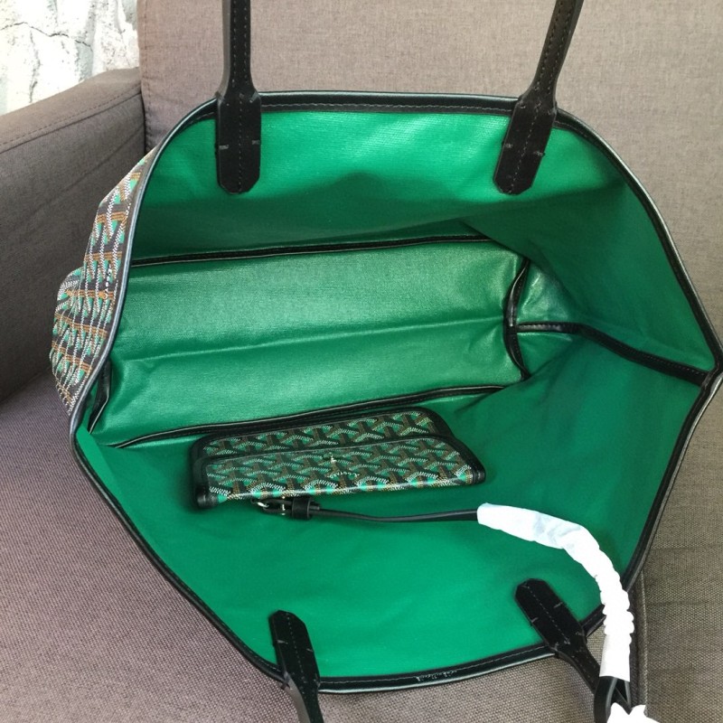 Goyard Anjou GM Bag Red/Green For Women‎ 15.7in/40cm