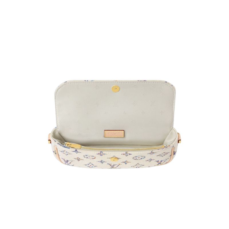 [True-to-ORIGINAL] Louis Vuitton Wallet On Chain Ivy Multicolor White For Women 23.5cm/9.3in M83499