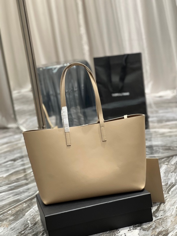 Saint Laurent Ew In Supple Black/Beige For Women‎ 14.5in/37cm 600281CSV0J1000