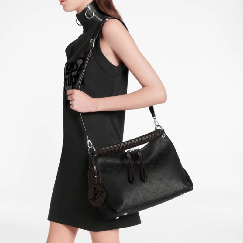 Louis Vuitton Beaubourg Hobo MM Black For Women, Women’s Handbags, Shoulder And Crossbody Bags 12.6in/32cm LV M56073