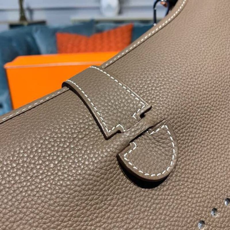 Hermes Evelyne III GM Bag Brown For Women 11.4in/29cm