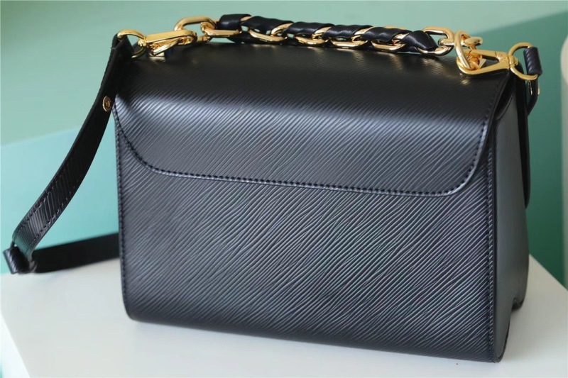 Louis Vuitton Twist MM Epi Black For Women, Women’s Bags, Shoulder And Crossbody Bags 9.1in/23cm LV M59887