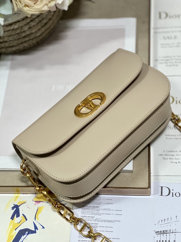 [True-to-ORIGINAL] Christian Dior 30 Montaigne Avenue Bag Beige For Women 9 in/ 22.5cm