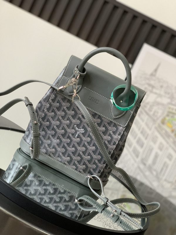Goyard Alpin Mini Backpack Grey For Women‎ 9.1in/23cm ALPIN2MINTY51CL51P