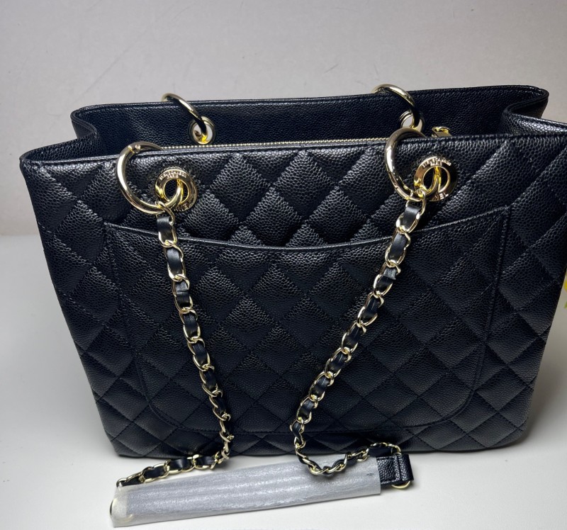 Chanel Classic Tote Bag Black For Women 13.3in/34cm