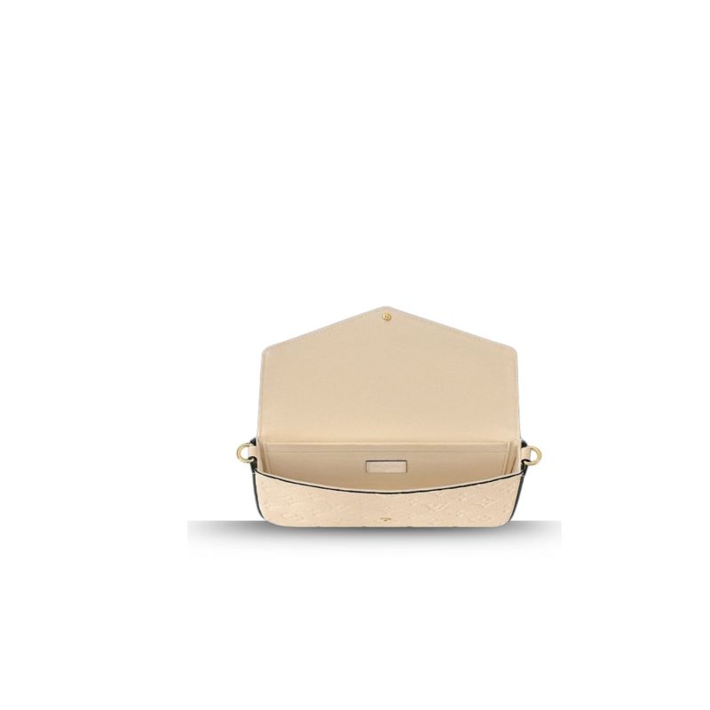 Louis Vuitton Félicie Pochette Monogram Empreinte Cream For Women 21cm/8.3in M82363
