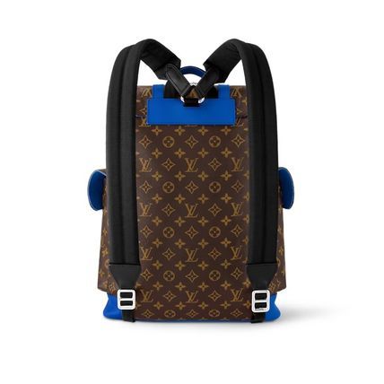Louis Vuitton Christopher MM Blue Bag For Men M46813- 17.3 Inches/ 43.9 Cm