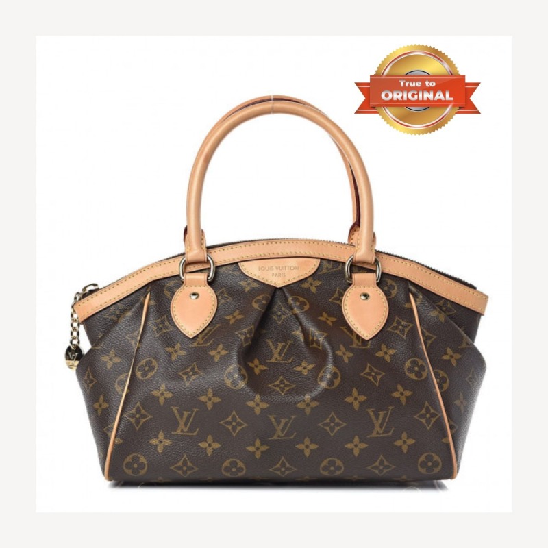 [True-to-ORIGINAL] Louis Vuitton Tivoli PM Bag Monogram Canvas Brown 14.2in/36cm For Women LV M40143
