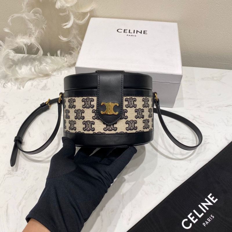Celine Shocket Bag Black And White For Women‎ 6.7in/17cm