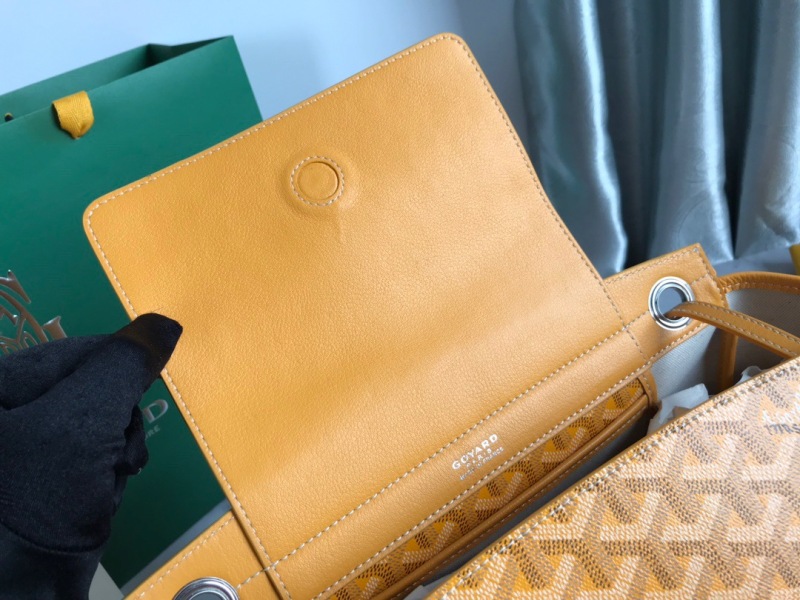 Goyard Rouette PM Bag Yellow/Burgundy/Green For Women‎ 12.2in/31cm ROUETTPMLTY07CL07P