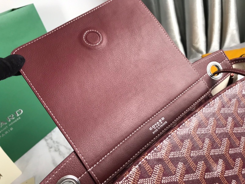 Goyard Rouette PM Bag Yellow/Burgundy/Green For Women‎ 12.2in/31cm ROUETTPMLTY07CL07P