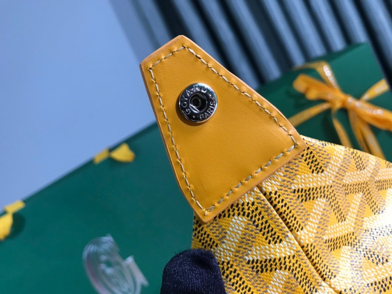 Goyard Bowling 25 Toiletry Bag Green/Yellow For Women‎ 9.4in/24cm BOWLIN025TY01CL03P